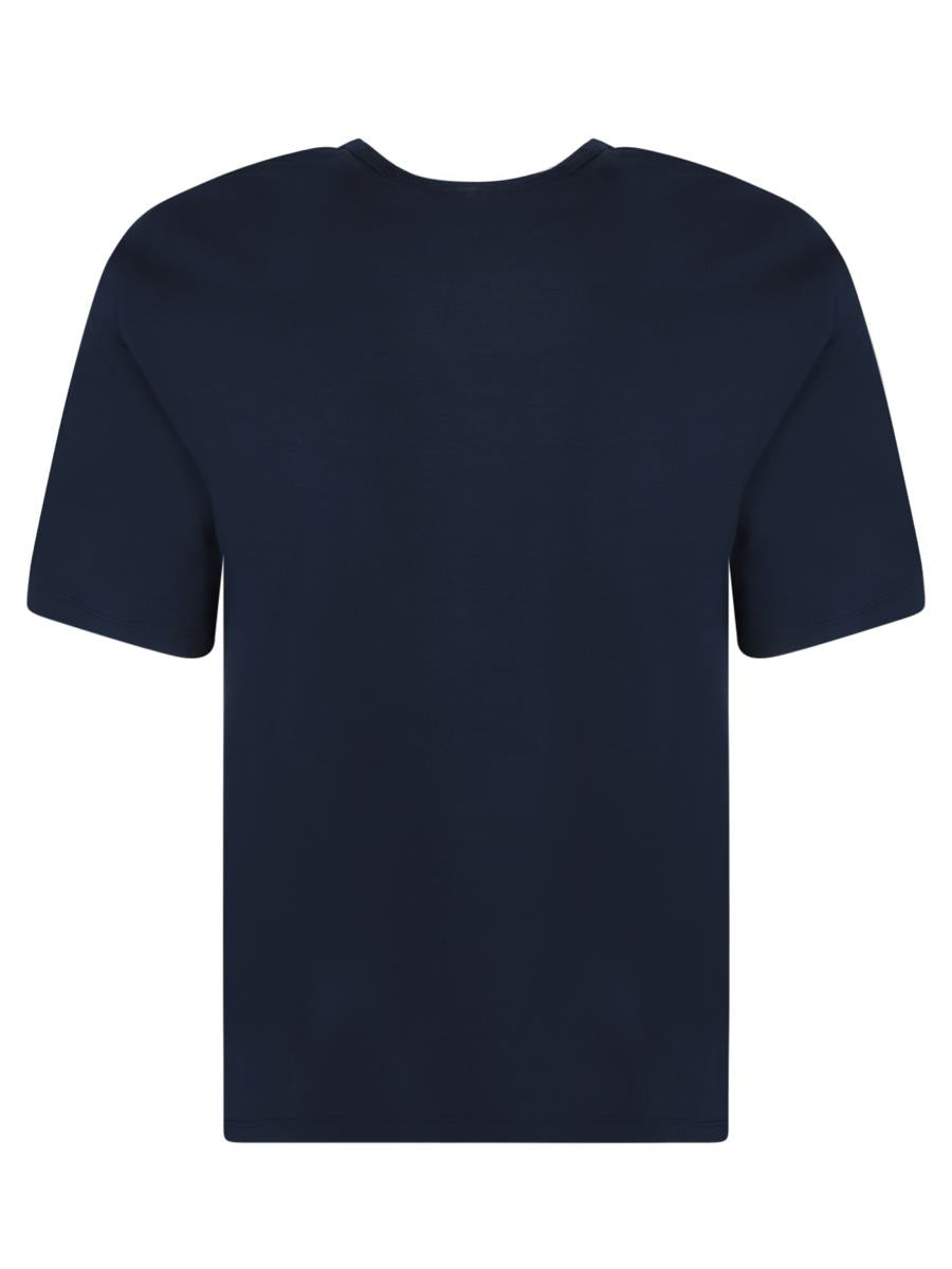 Shop Herno T-shirts In Blue