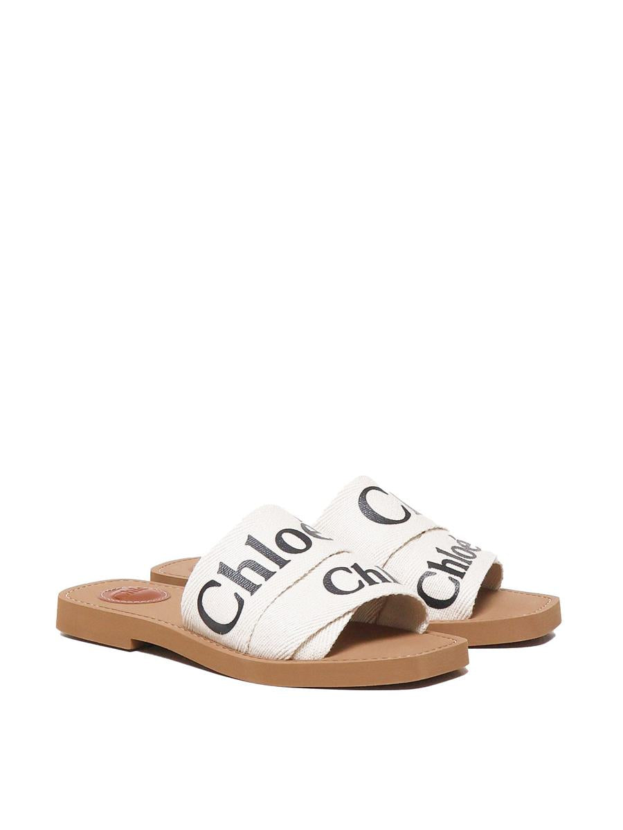 Shop Chloé Sandals In White