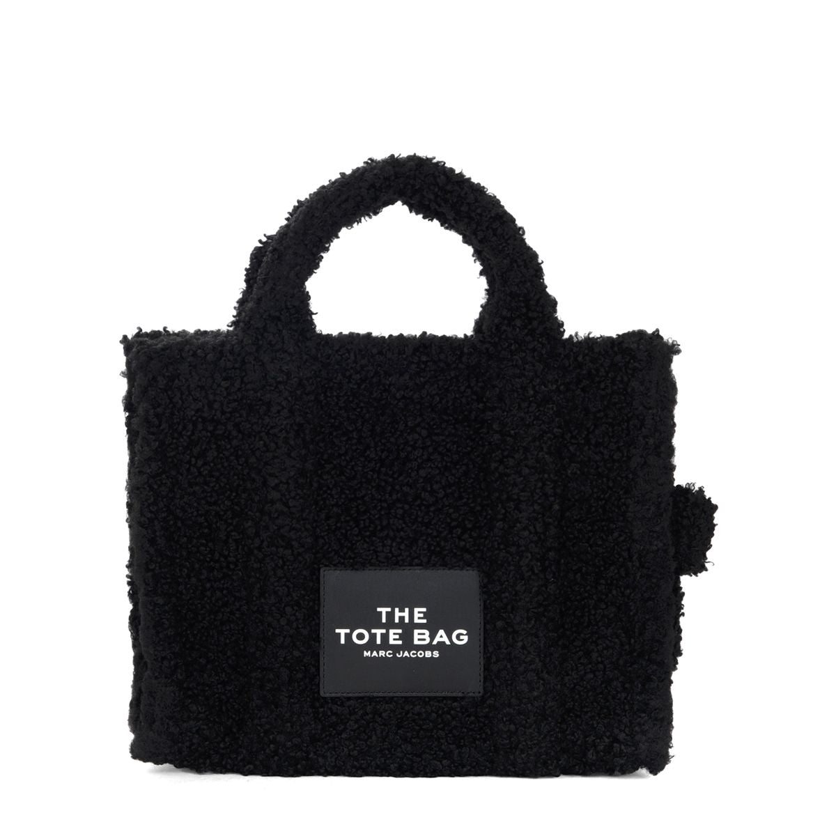 Shop Marc Jacobs Teddy Medium Tote Bag In Black