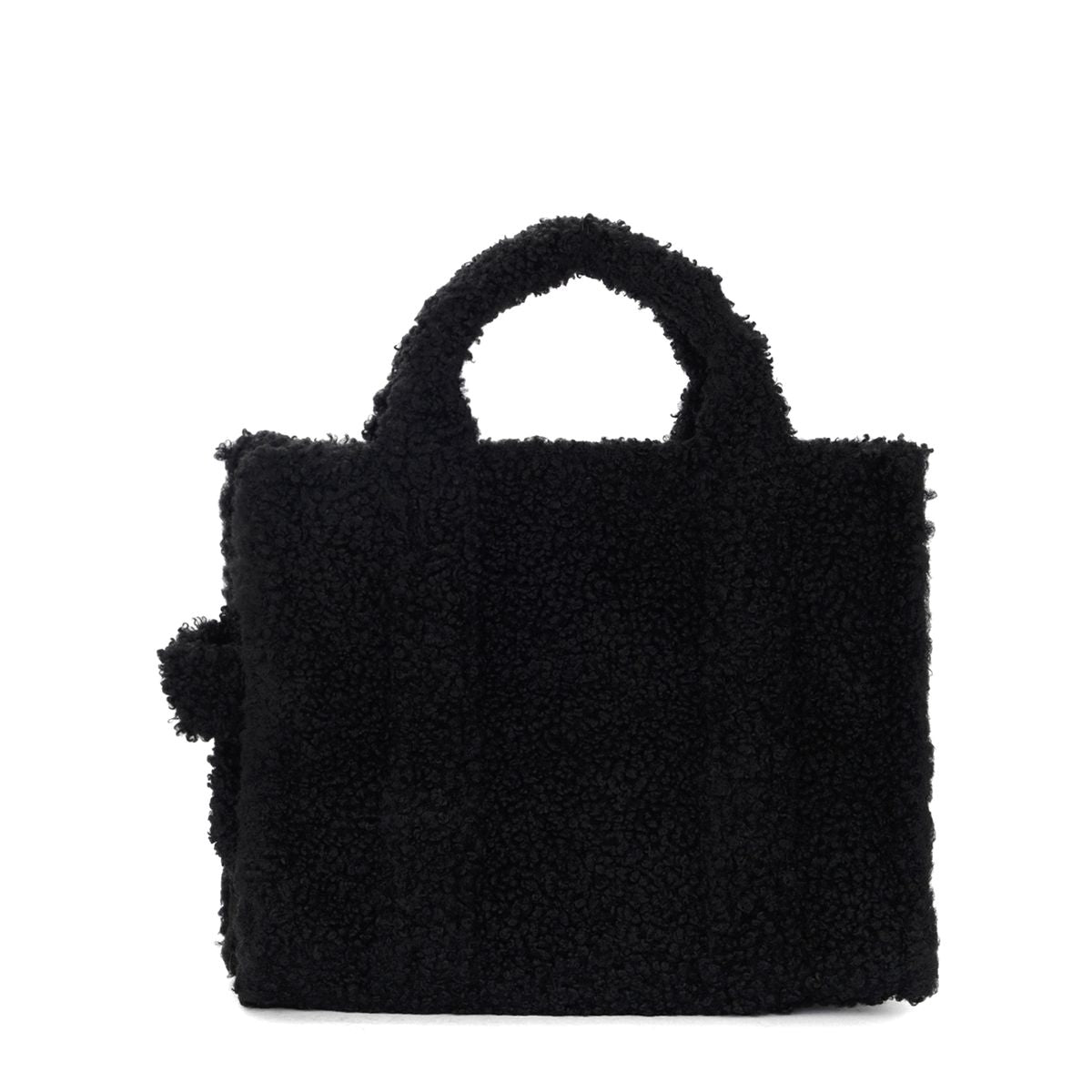 Shop Marc Jacobs Teddy Medium Tote Bag In Black