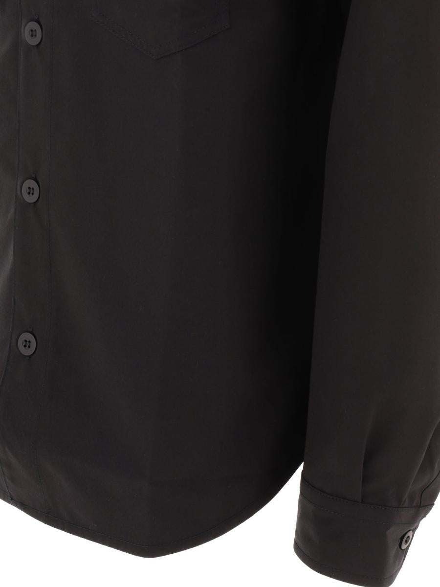 Shop Junya Watanabe Patchwork Overshirt In Black
