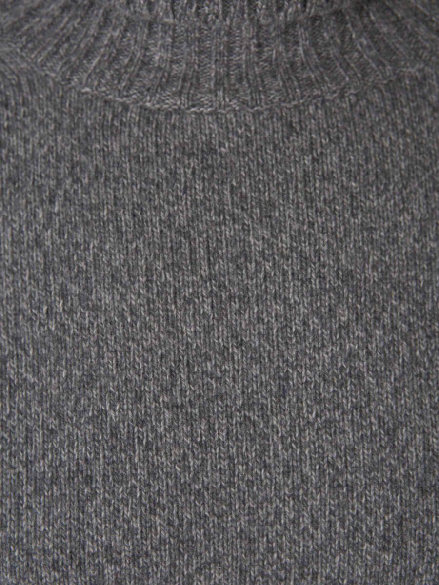Shop Ami Alexandre Mattiussi Ami Paris Cashmere Turtleneck Sweater In Light Grey