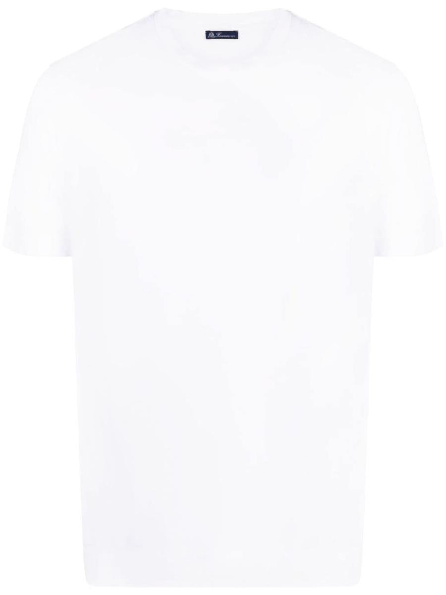 Shop Finamore Cotton T-shirt In White