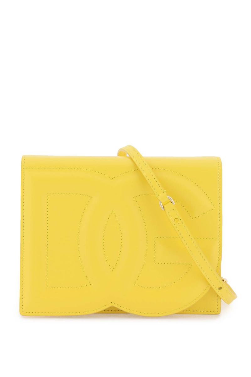 Shop Dolce & Gabbana Dg Logo Crossbody Bag In Giallo