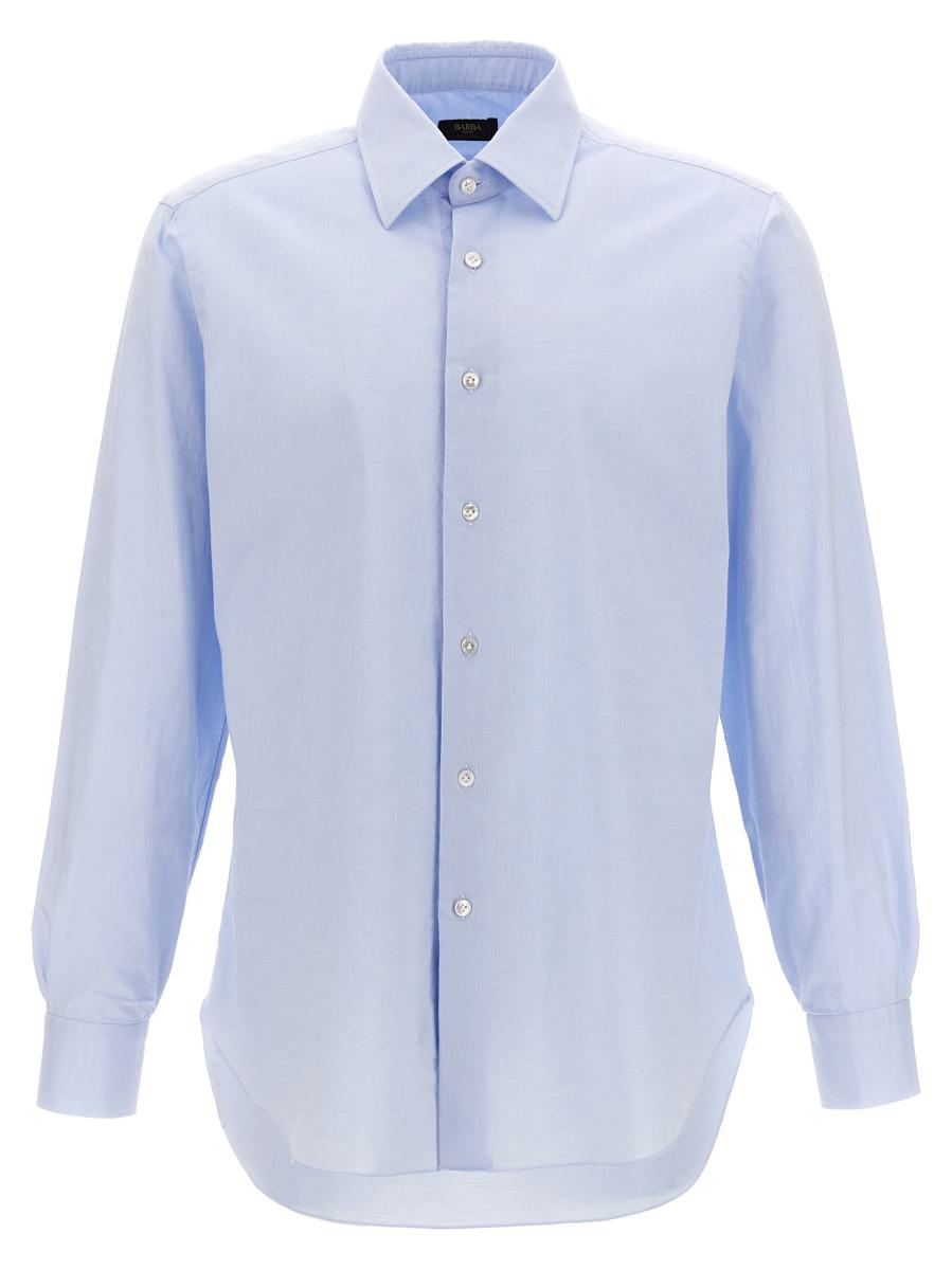 Shop Barba Oxford Shirt In Blue