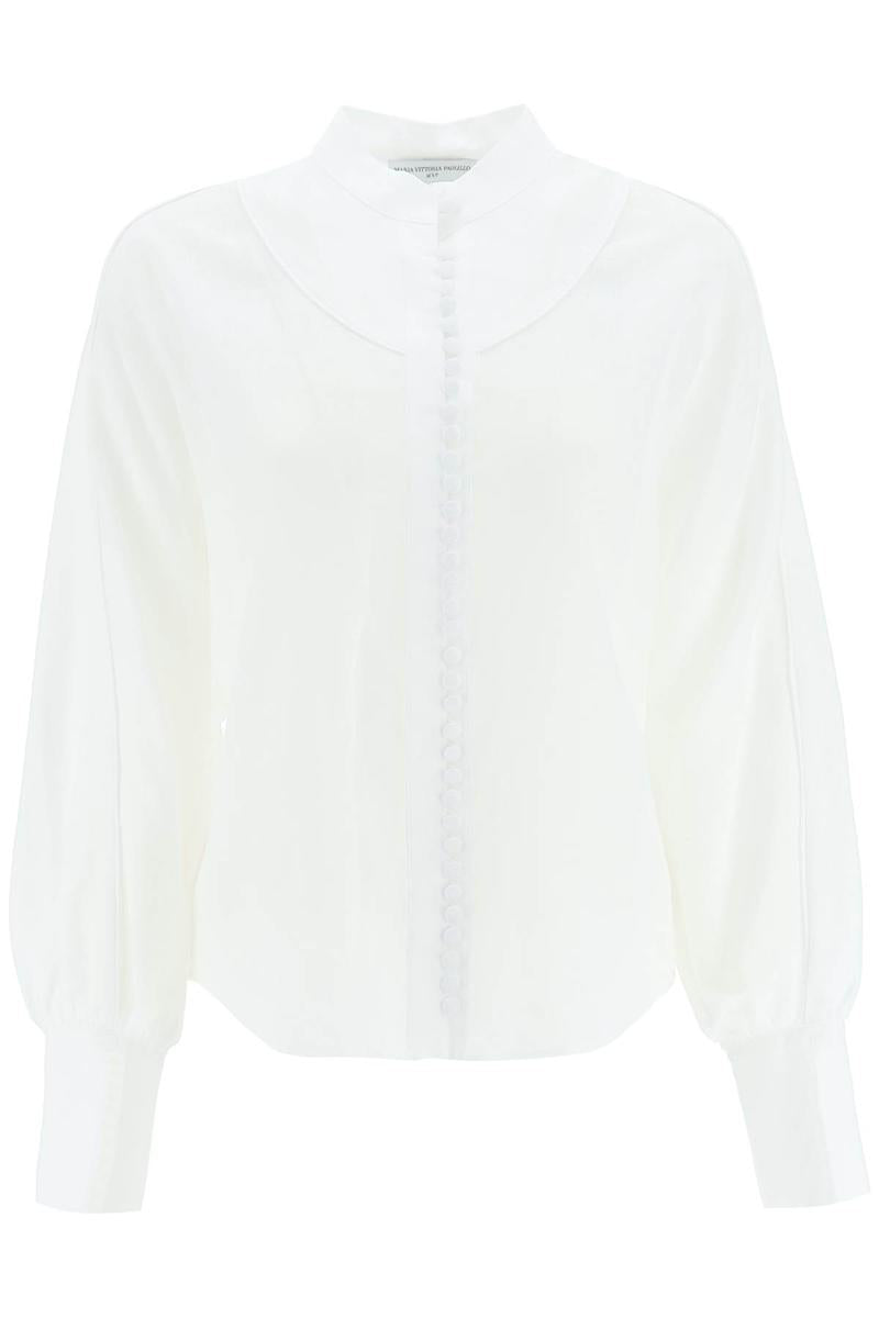Shop Mvp Wardrobe 'tijuana' Linen Shirt In Bianco