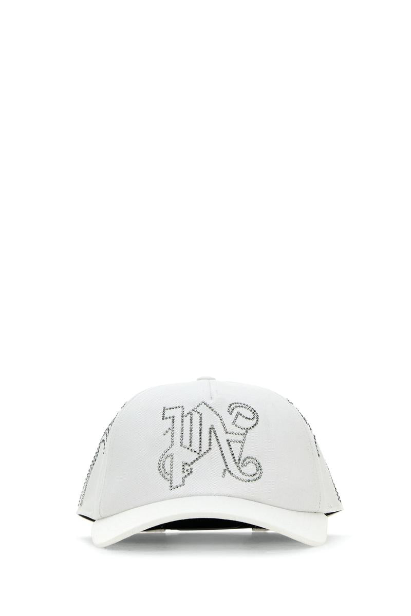 Shop Palm Angels Hats In Offwhite