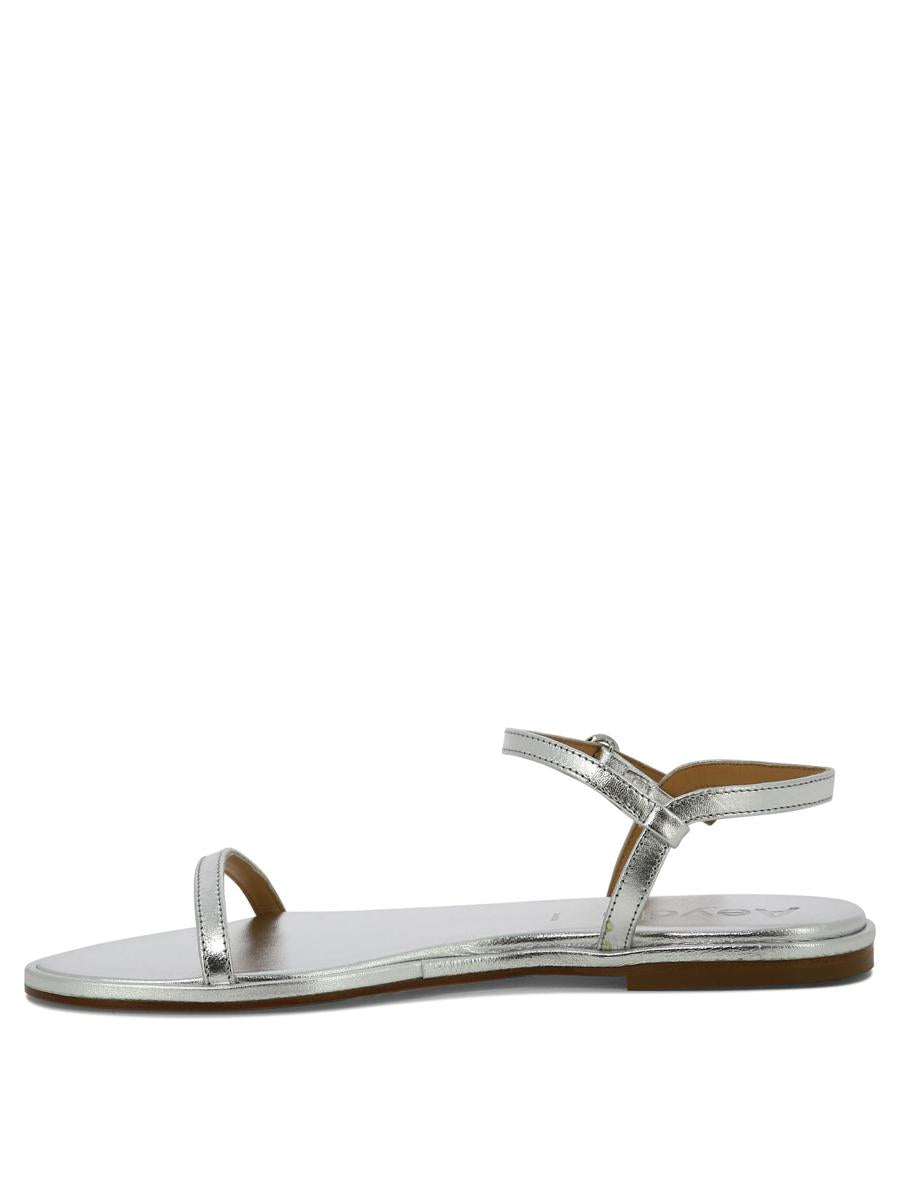 Shop Aeyde "nettie" Sandals In Silver