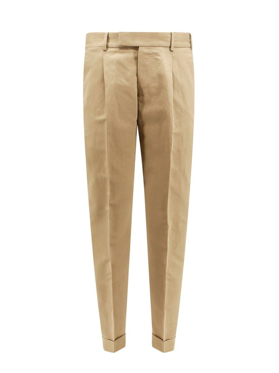 Shop Pt Torino Pants In Camel