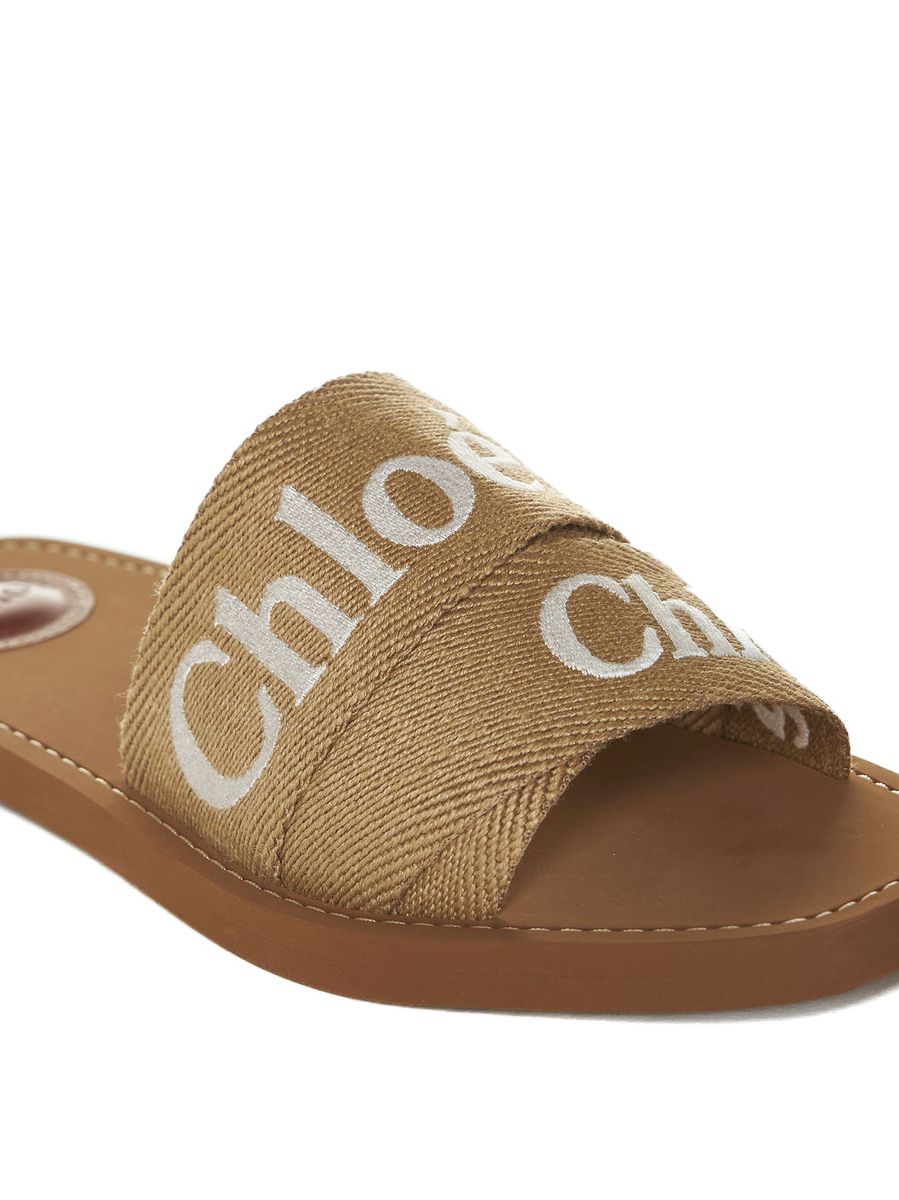 Shop Chloé Chloè Sandals In Desertbeige
