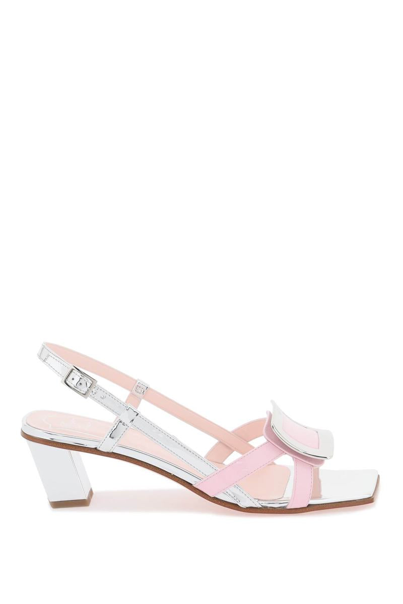 Shop Roger Vivier Belle Vivier Sandals In Rosa