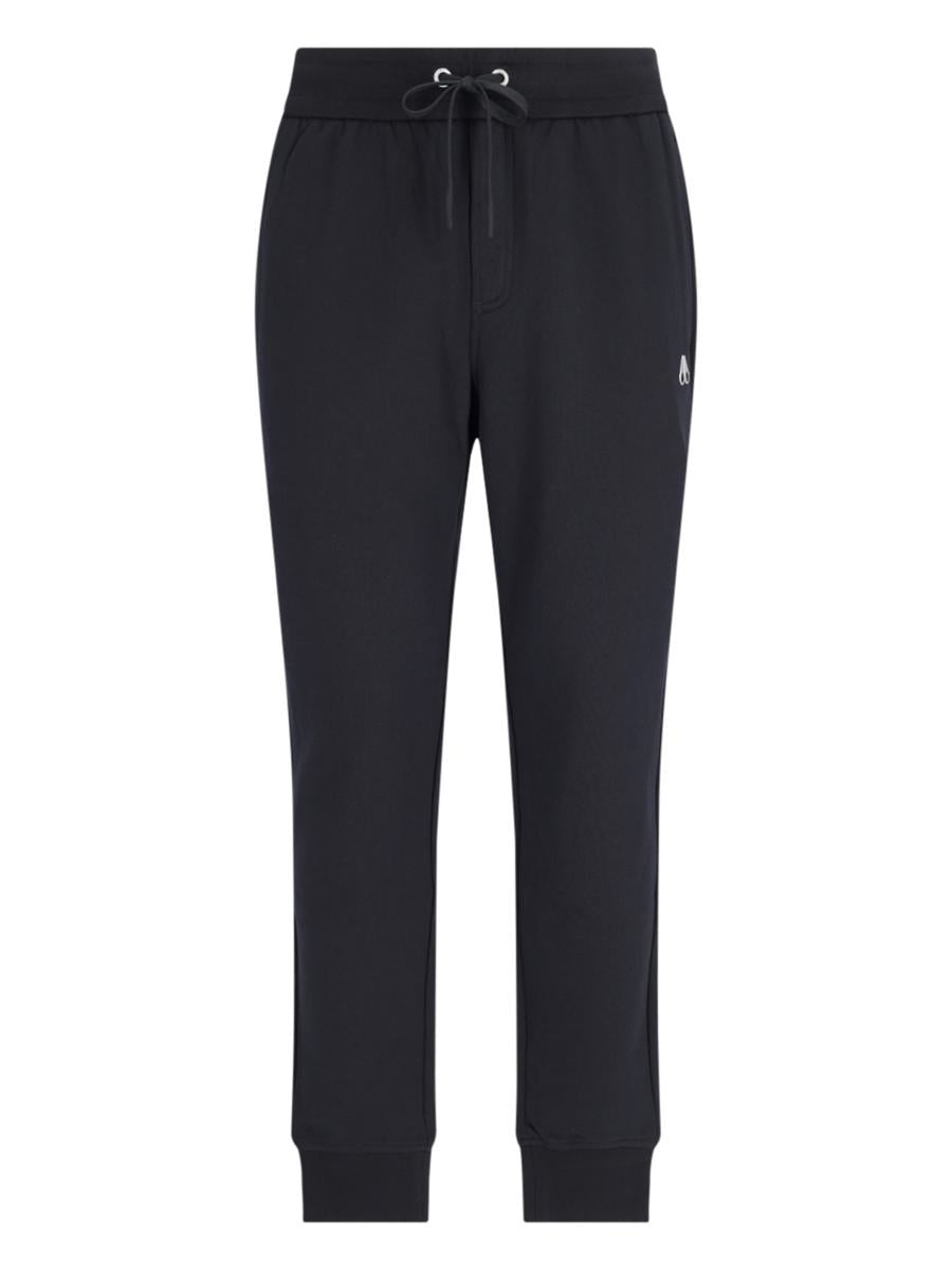 Shop Moose Knuckles Trousers In Black