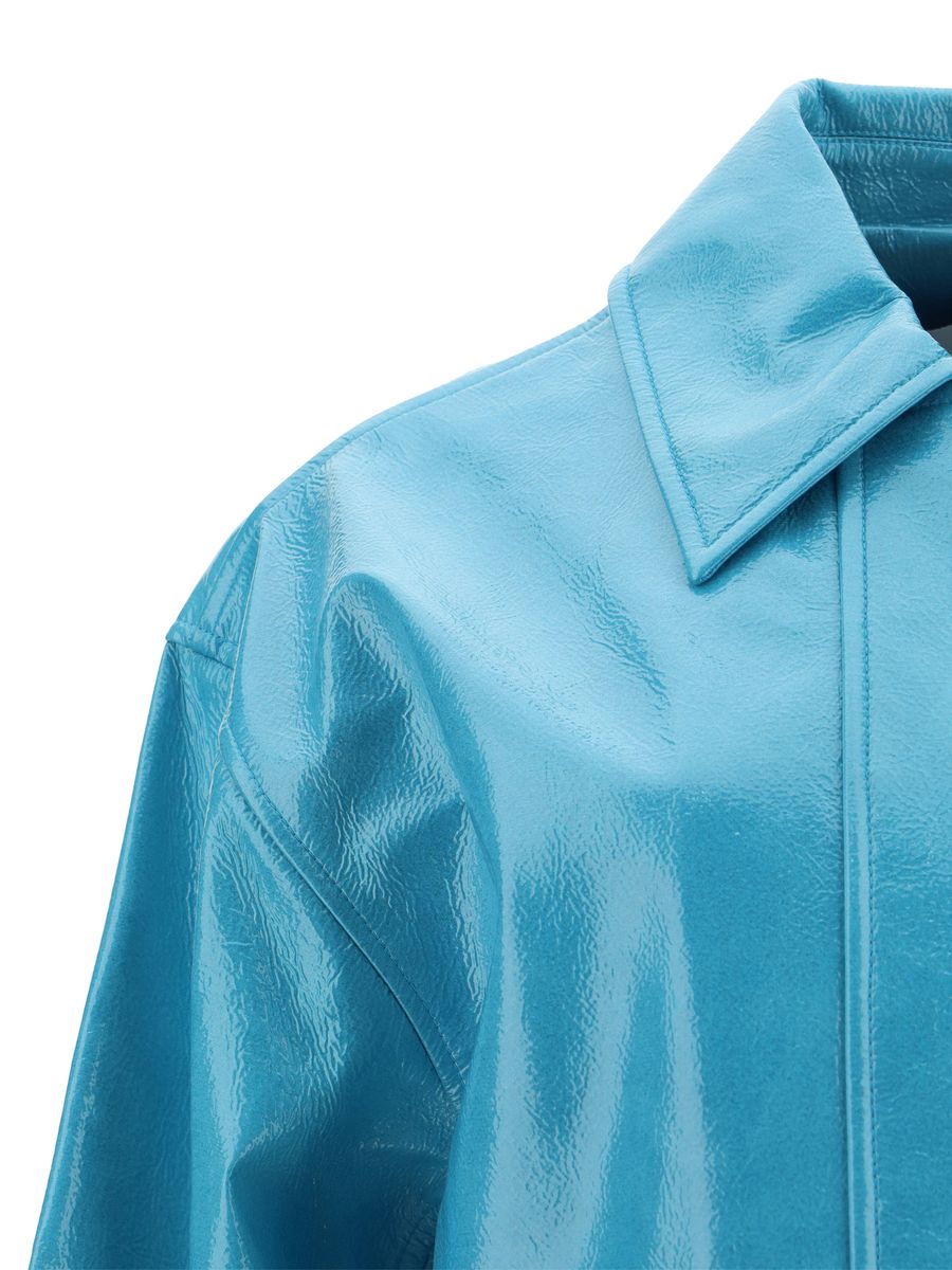 Shop Stand Studio "constance" Jacket In Baby Blue