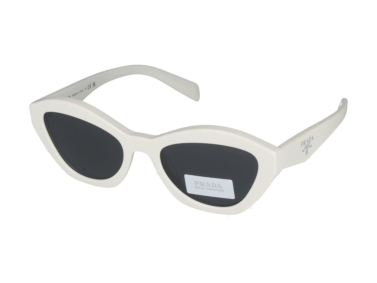 Shop Prada Sunglasses In White