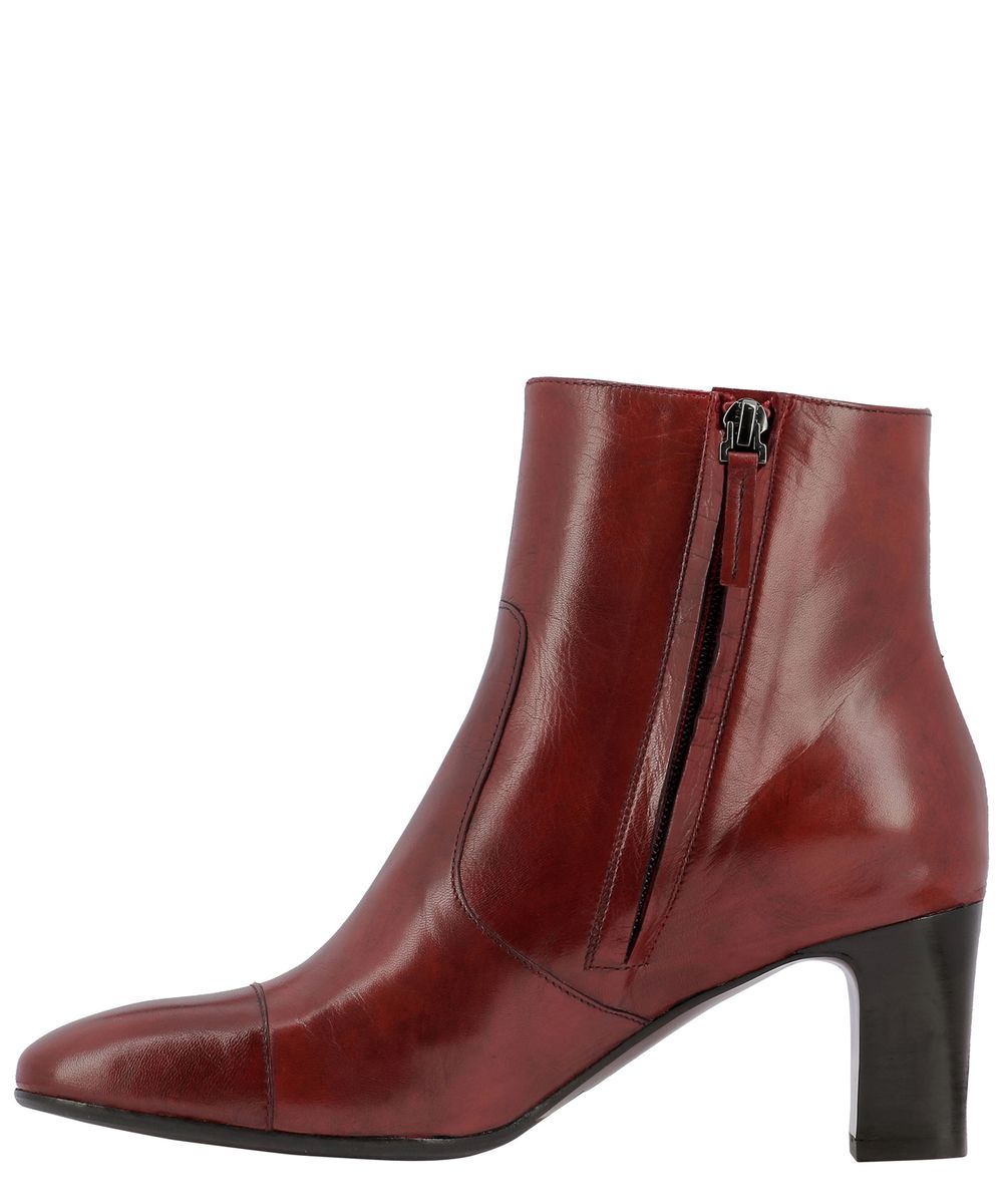 Shop Mara Bini "gina" Ankle Boots In Red