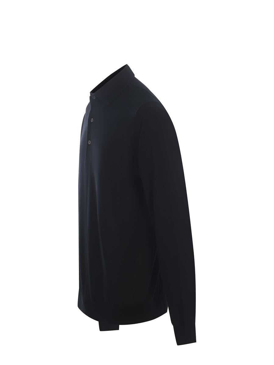 Shop Filippo De Laurentiis Polo Shirt In Black