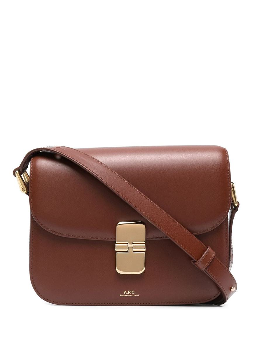 Shop Apc A.p.c. Grace Small  Bags In Brown