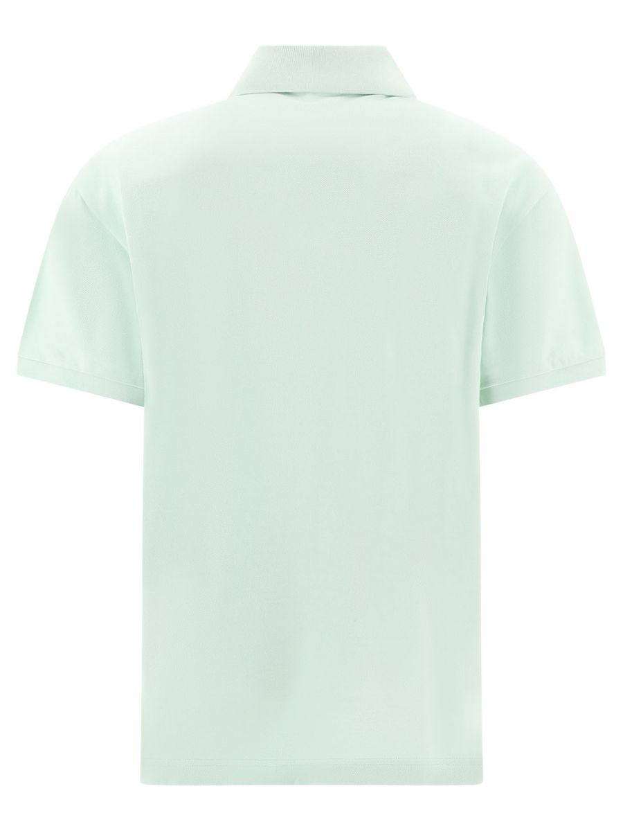 Shop Palm Angels "classic Logo" Polo Shirt In Green