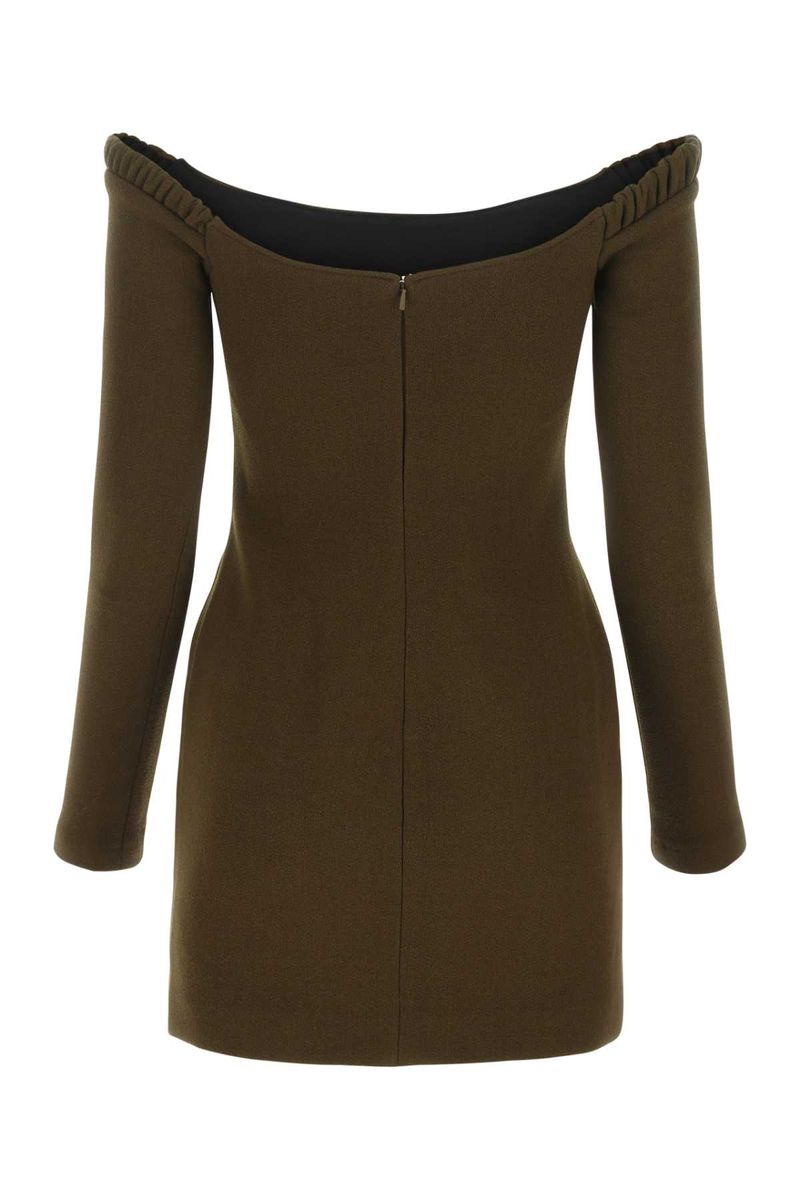 Shop Khaite Dress In Brown