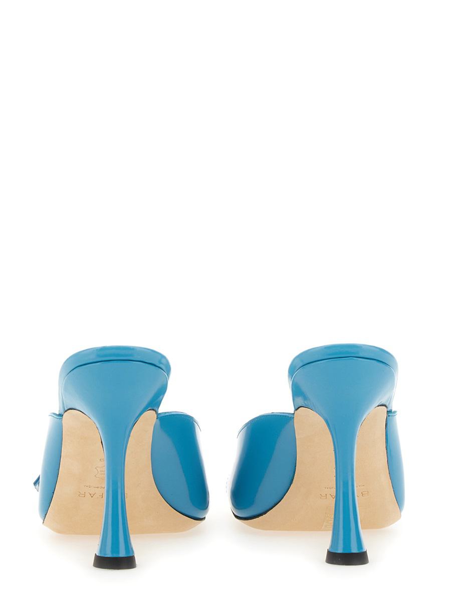 Shop By Far Olivia Azur Sandal In Azure