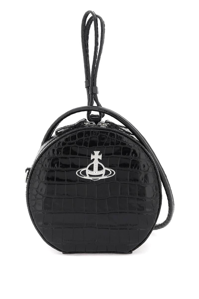 Shop Vivienne Westwood Hattie Handbag In Nero