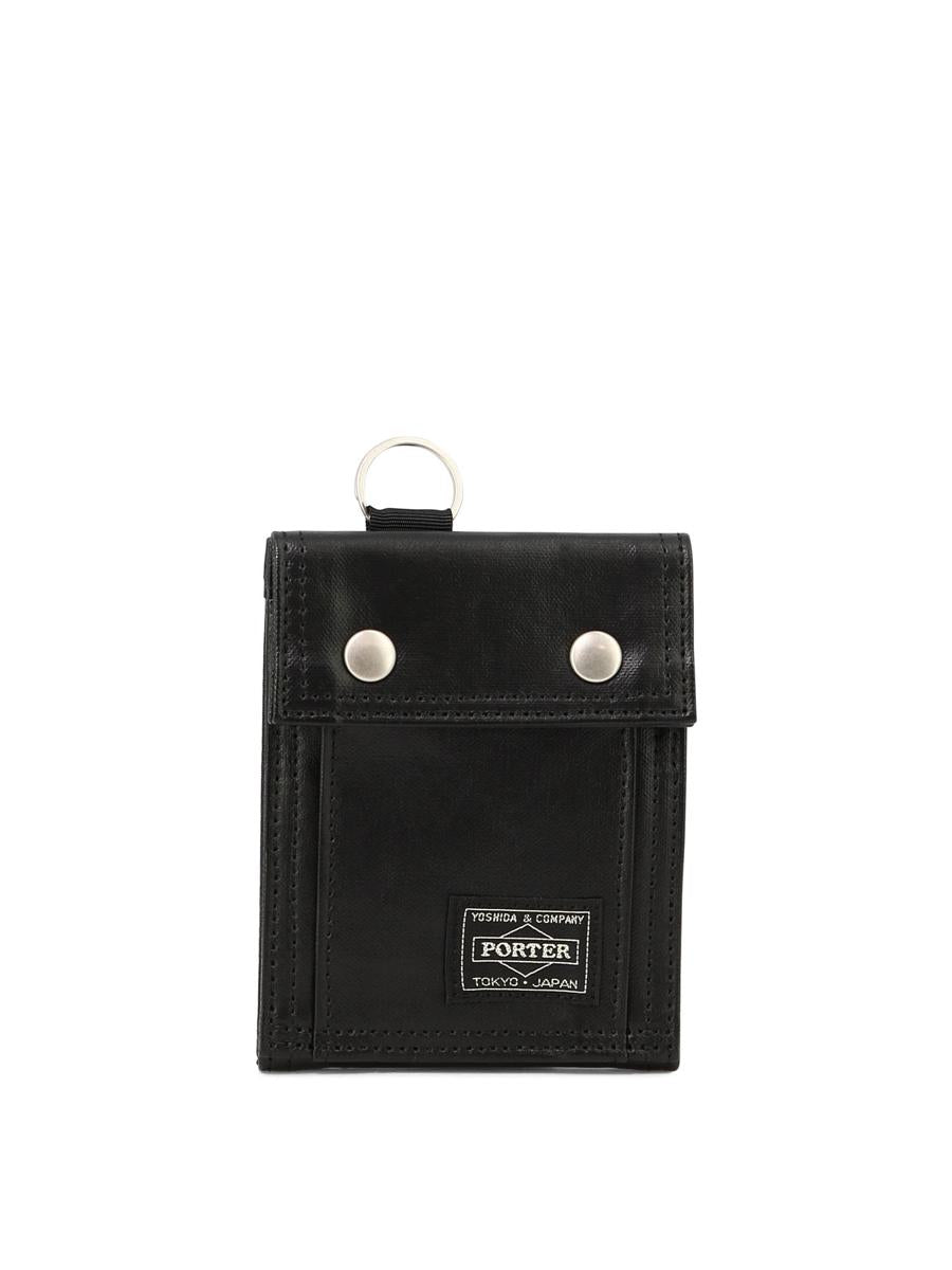 Shop Porter Yoshida "free Style" Wallet In Black