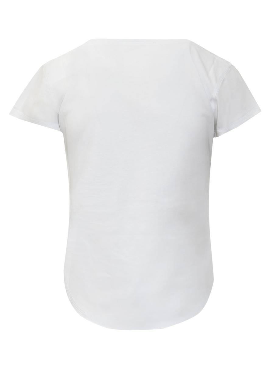 Shop Stella Mccartney Neon Logo T-shirt In White