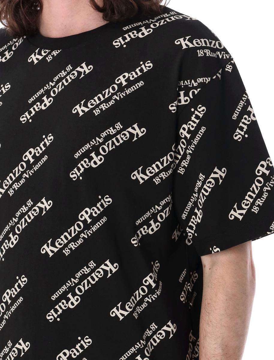 Shop Kenzo X Verdy Oversized T-shirt In Black