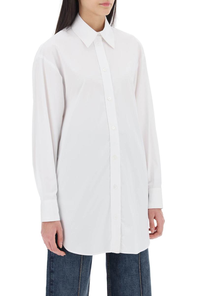 Shop Isabel Marant Cylvany Maxi Shirt In Bianco