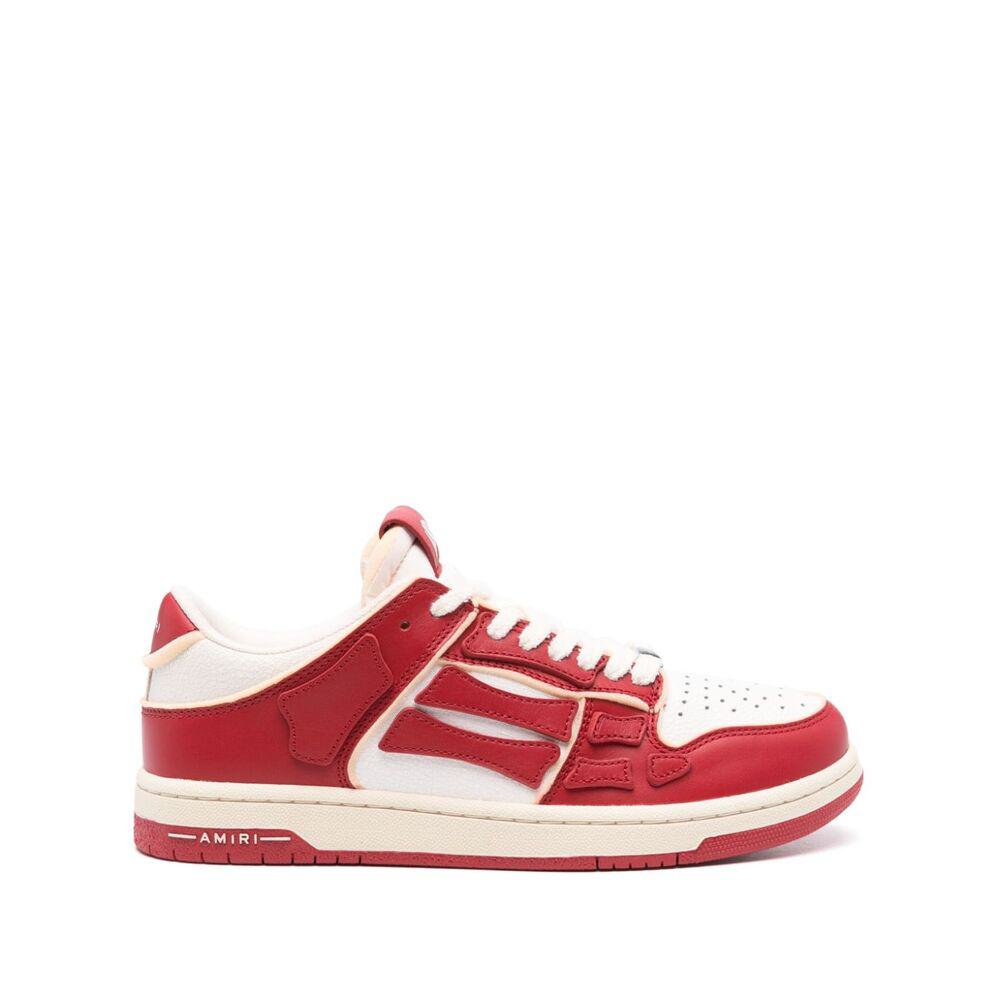Shop Amiri Sneakers In Red/white