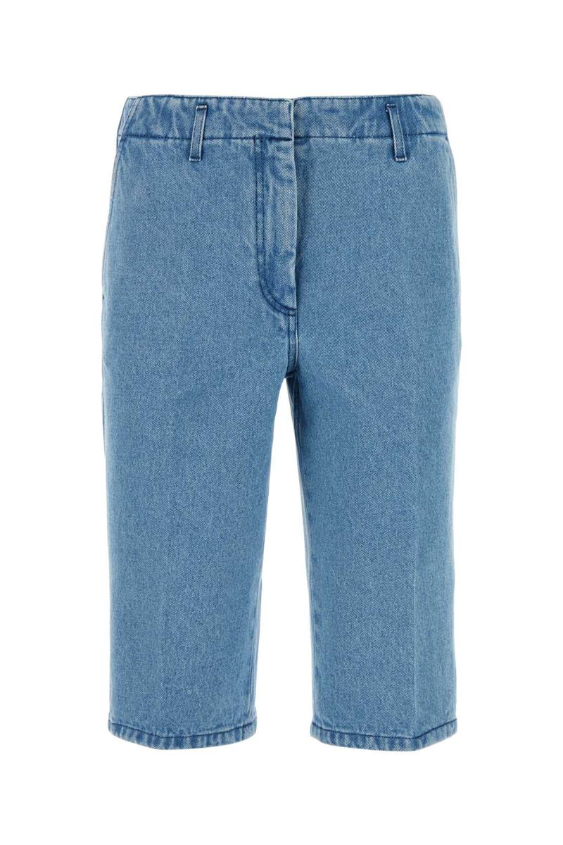 Shop Dries Van Noten Shorts In Blue