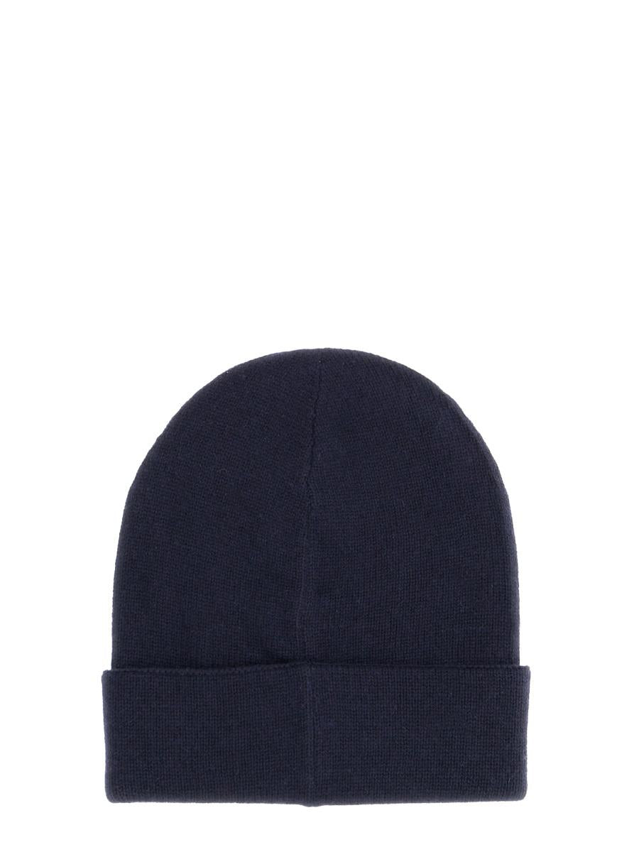 Shop Alexander Mcqueen Hat With Logo In Blue