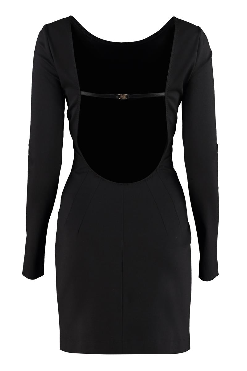 Shop Dolce & Gabbana Stretch Sheath Dress In Black