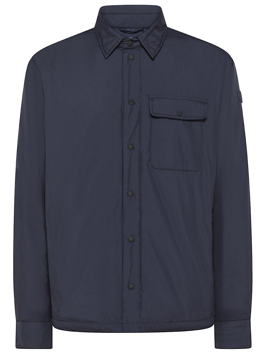 Shop Save The Duck Jani Jacket With Front Patch Pocket In Blue