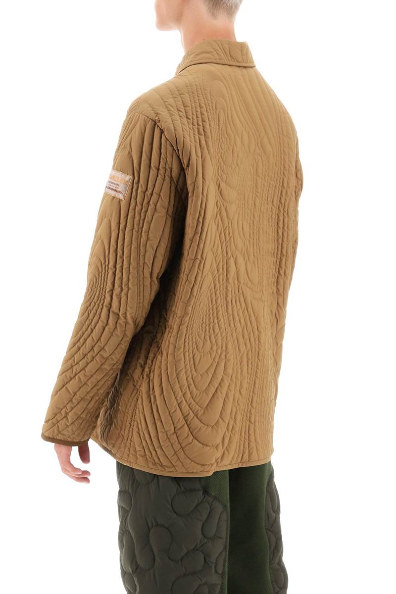 Shop Moncler Genius Harter-heighway Quilted Jacket In Marrone