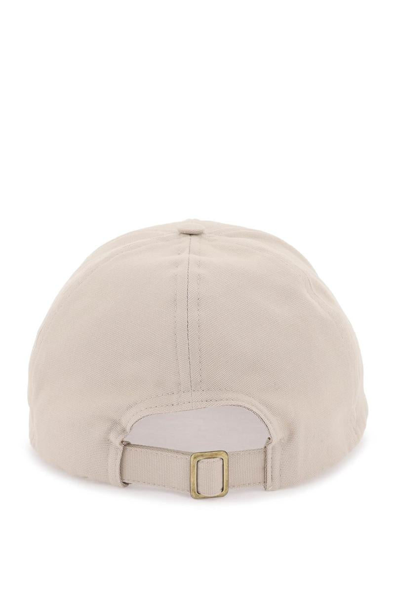 Shop Vivienne Westwood Uni Colour Baseball Cap With Orb Embroidery In Beige