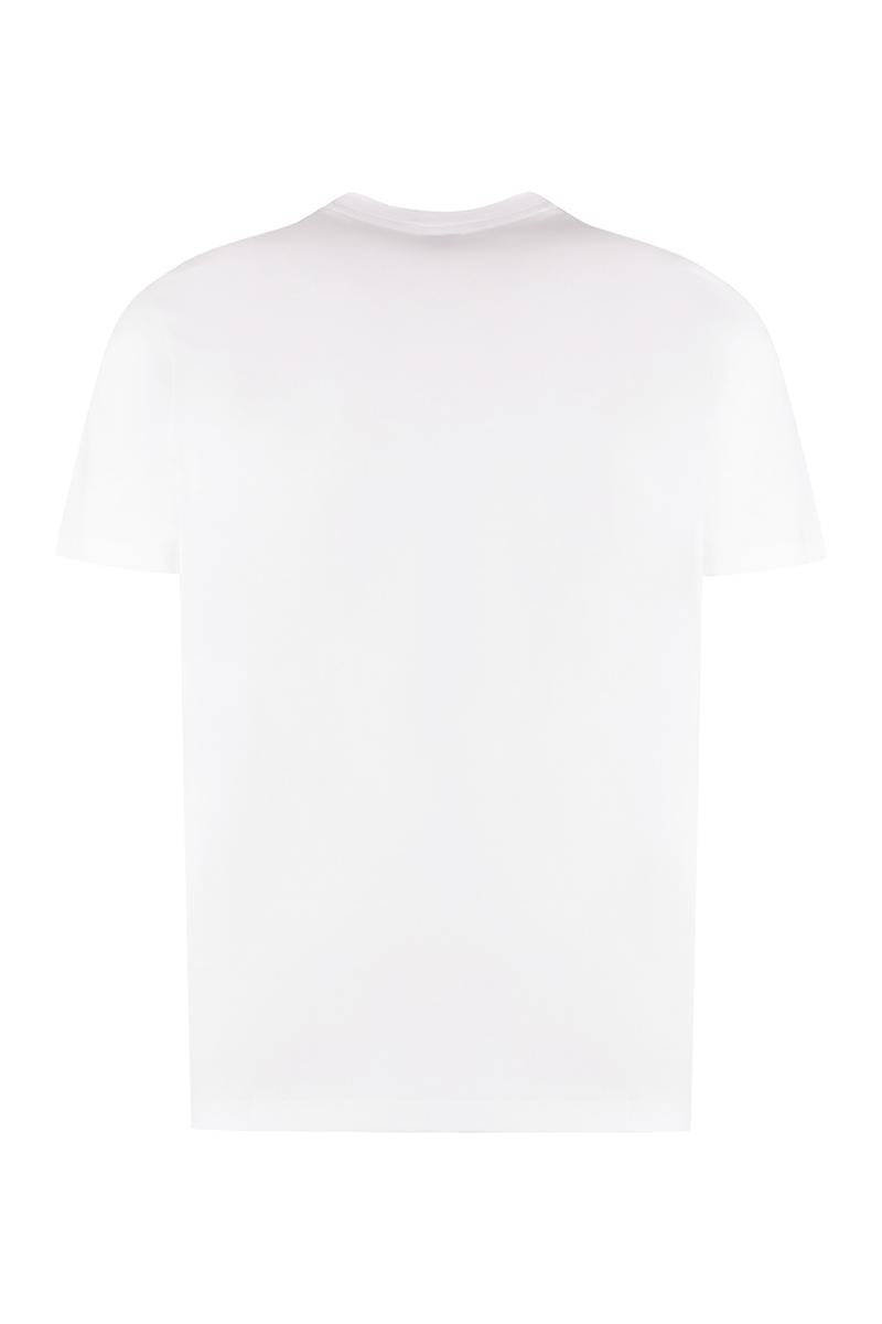Shop Paul & Shark Logo Cotton T-shirt In White