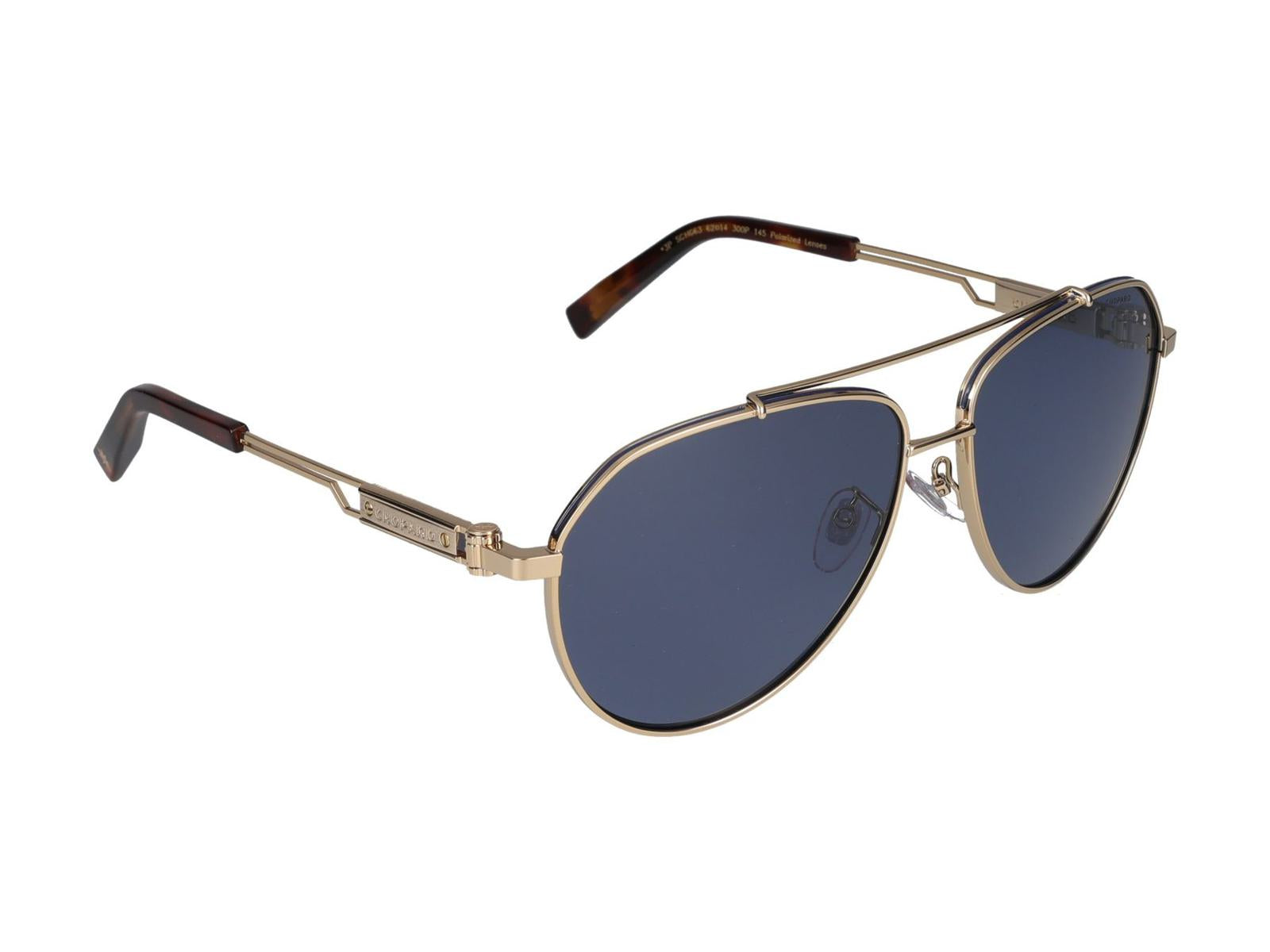 Shop Chopard Sunglasses In Rose' Polished Gold