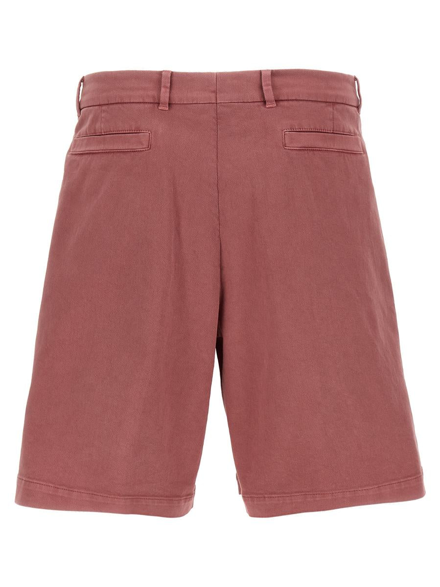 Shop Brunello Cucinelli Cotton Bermuda Shorts In Multicolor