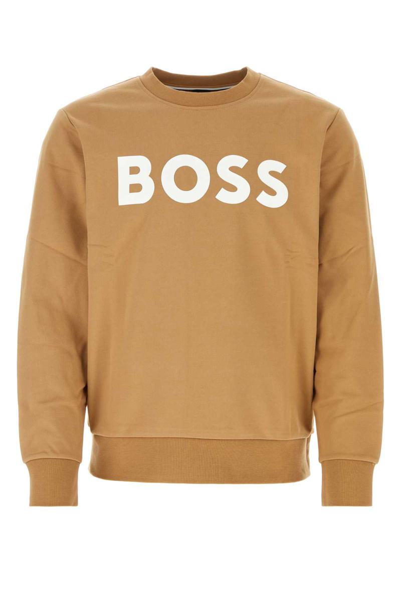 Shop Hugo Boss Boss Sweatshirts In Camel
