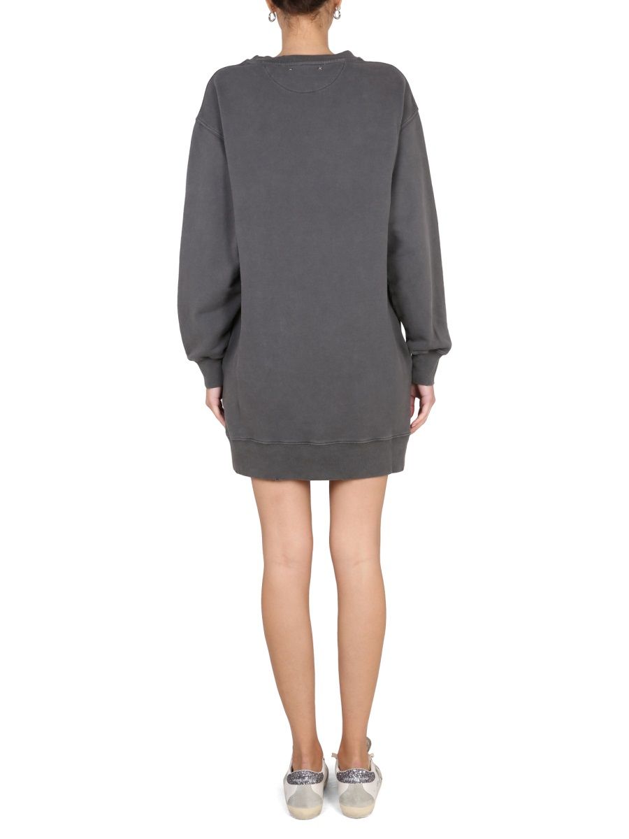 Shop Golden Goose Deluxe Brand Dress In Grey