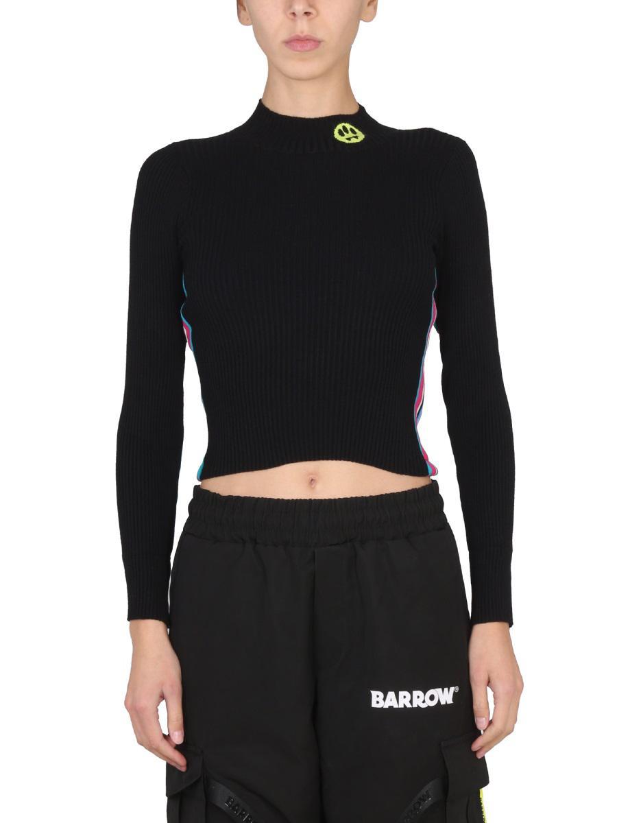 Shop Barrow Top With Logo And Colored Bands In Multicolour