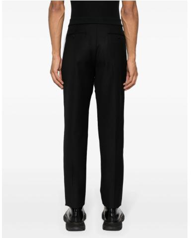 Shop Alexander Mcqueen Trousers In Black