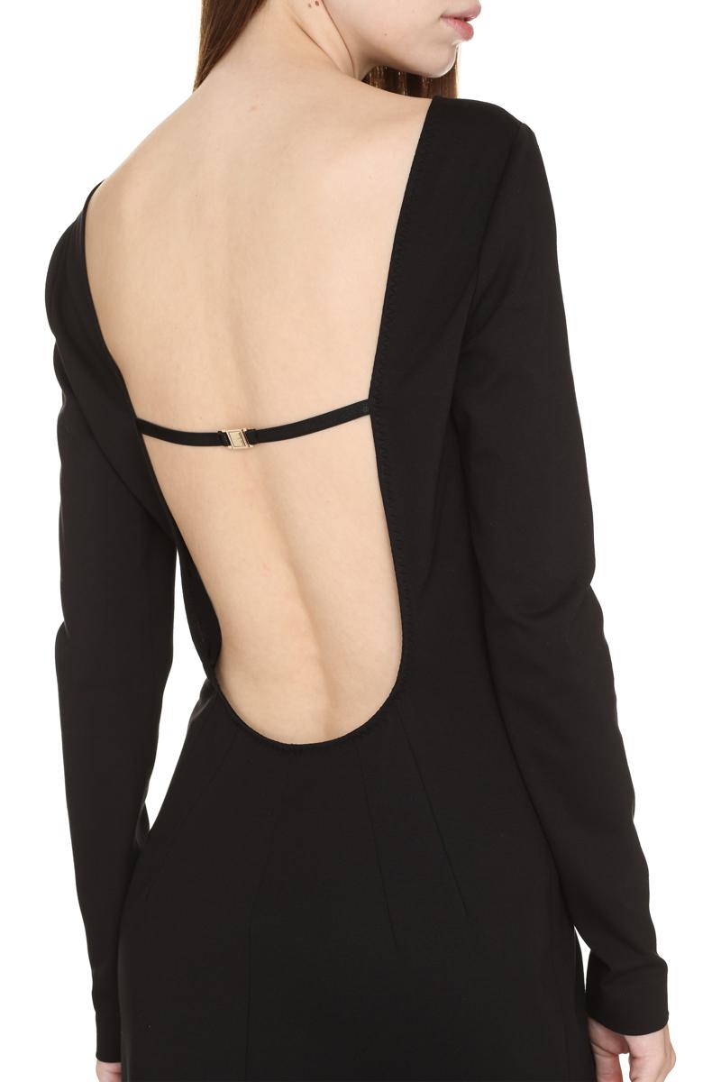 Shop Dolce & Gabbana Stretch Sheath Dress In Black