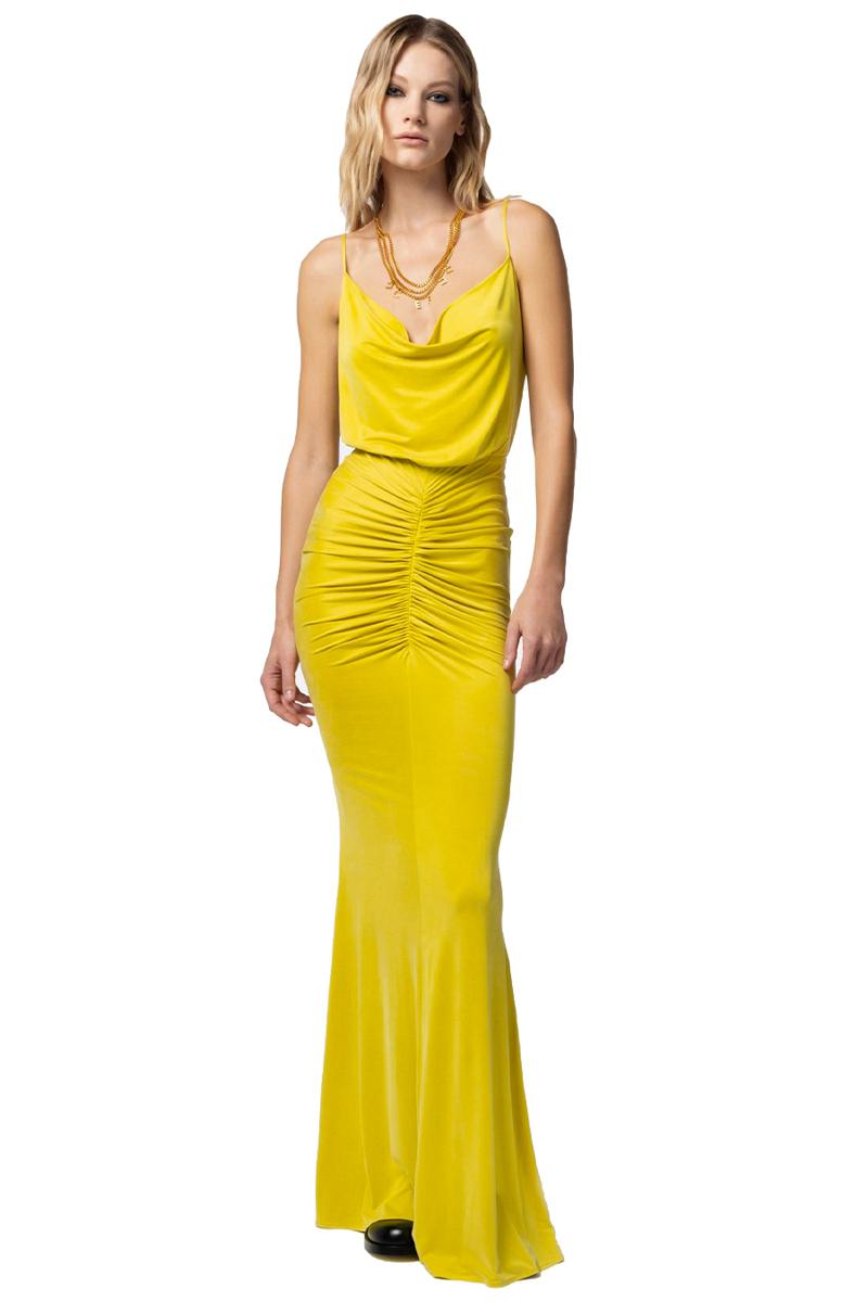 Shop Elisabetta Franchi Dresses In Yellow