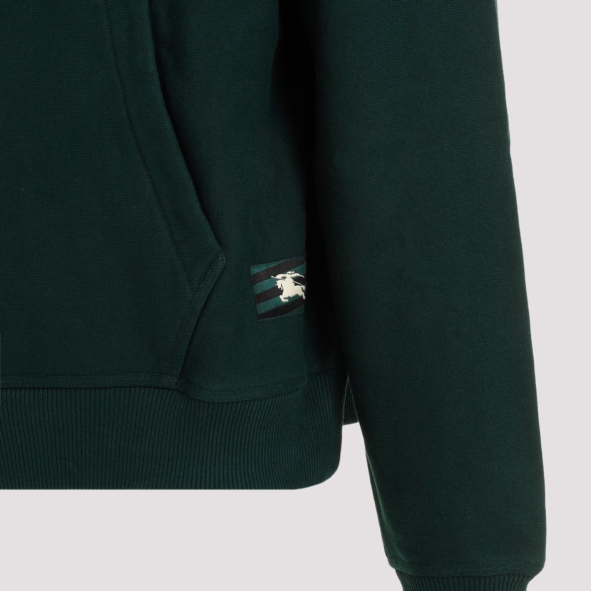 Shop Burberry Sweatshirt In Green