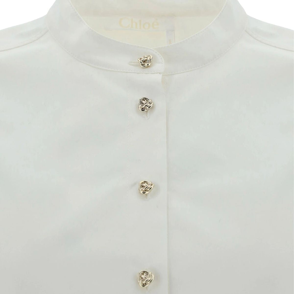 Shop Chloé Chloe Shirts In White