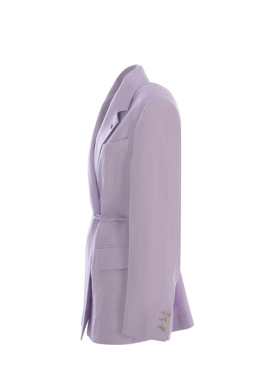Shop Manuel Ritz Jacket In Lilac
