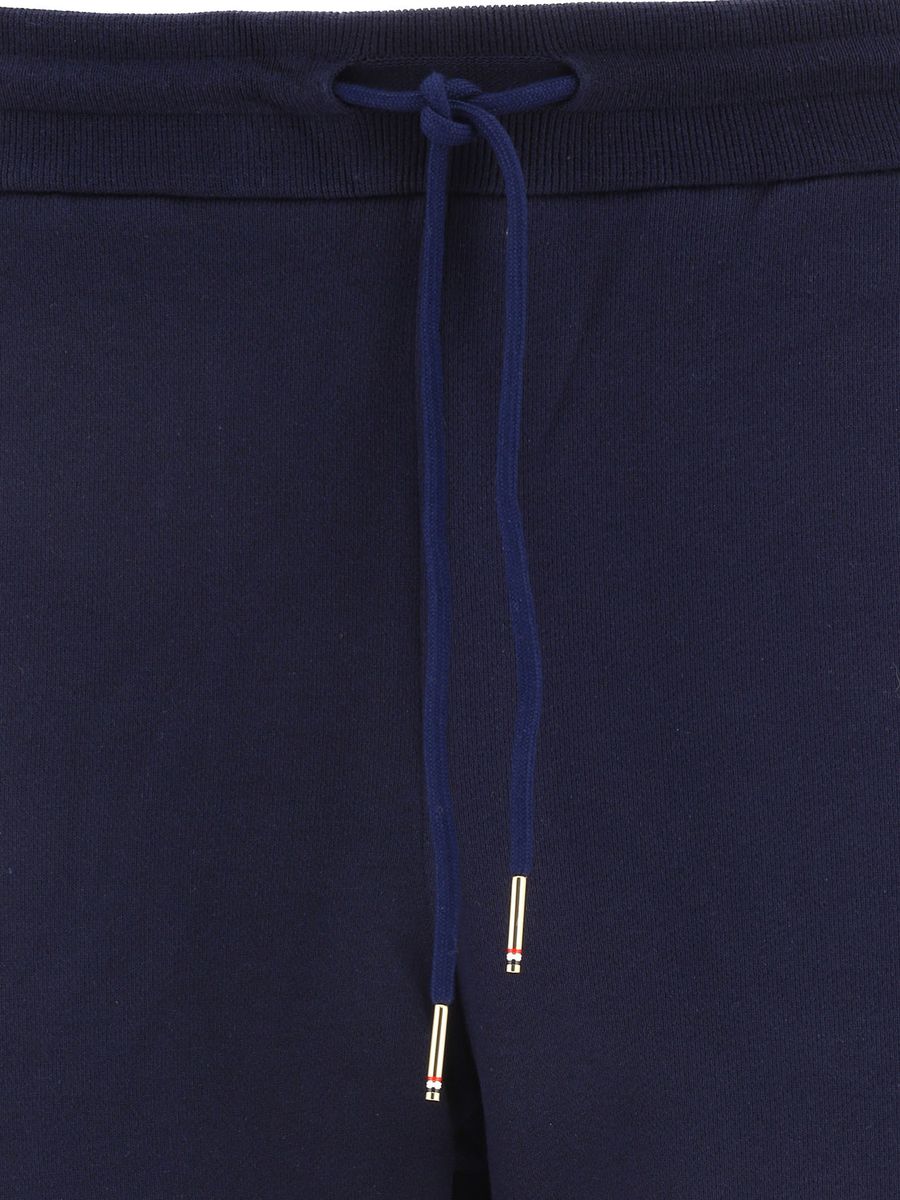 Shop Thom Browne Thome Trousers In Blue