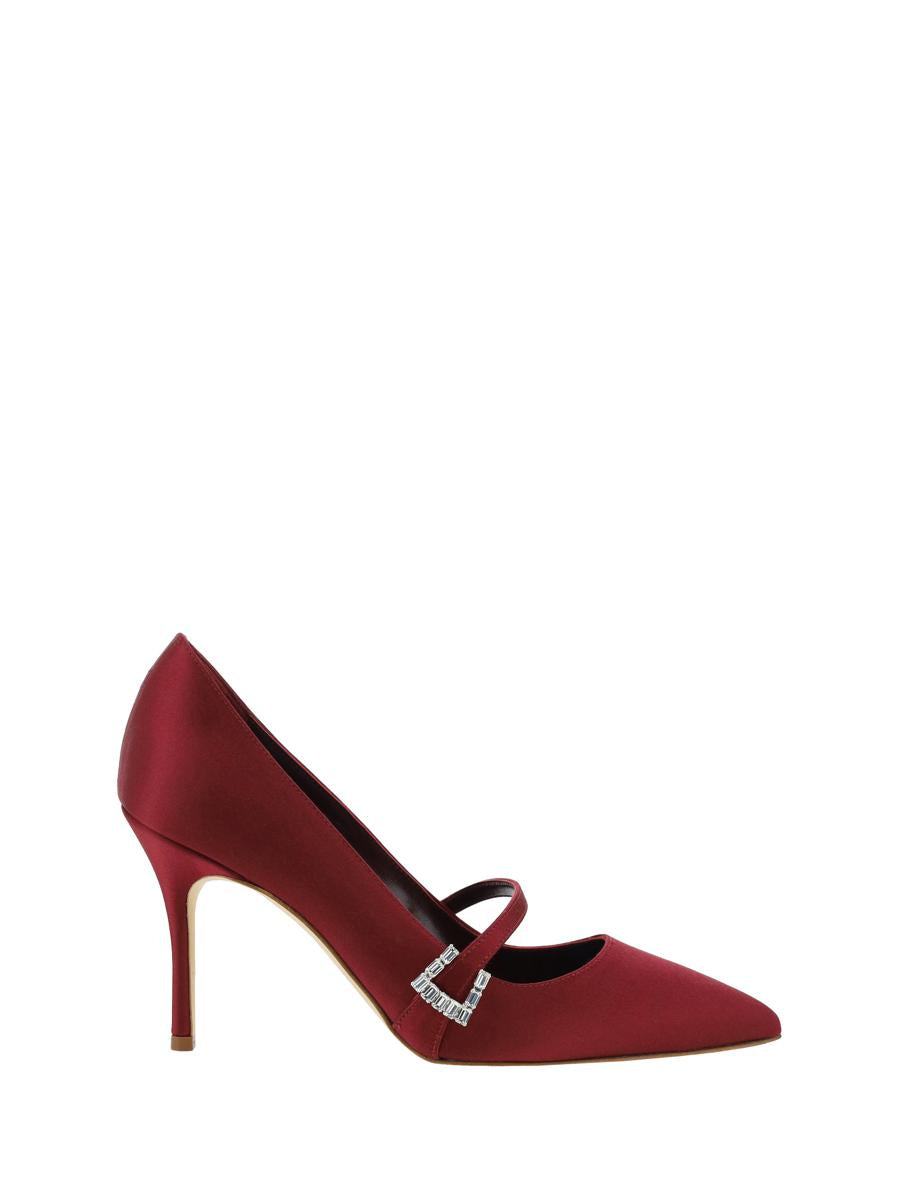 Manolo Blahnik Sandals In Red